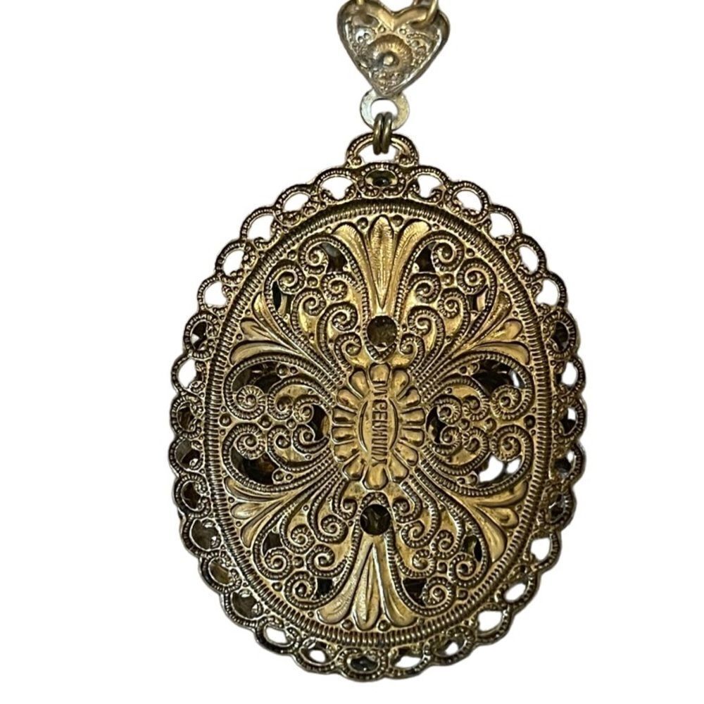 Vintage West Germany Filigree Necklace - Picture 14 of 15